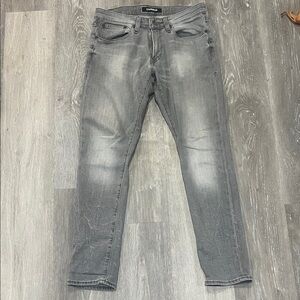 Express Men's Gray Skinny Jeans